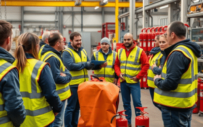 Formation du personnel à la lutte contre un incendie